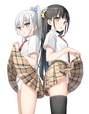 kantoku,nagisa,海猫,胖次,制服,掀裙,丝袜