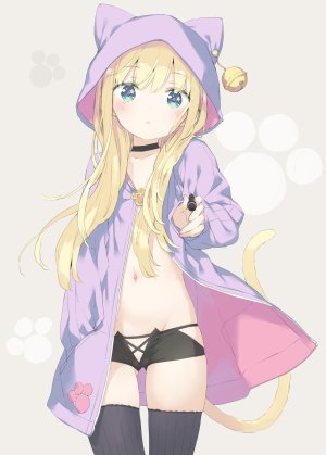 かにビーム,霜月ポトフ,兽耳,cameltoe,萝莉,猫耳,开衫,胖次,丝袜