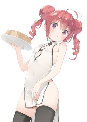 かにビーム,葉月ワトラ,汉服,萝莉,No-Bra,nopan,丝袜,女服务生