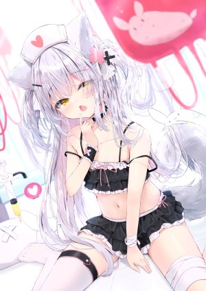 feariiai,兽耳,绷带,garter,萝莉,护士,泳装,丝袜