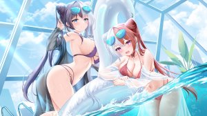 proverbs箴言,肇和,応瑞,碧蓝航线,水着,cameltoe,眼镜,看穿,泳装