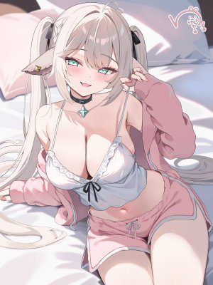 snow-yuuki,iriam,兽耳,lingerie,睡衣,脱衣