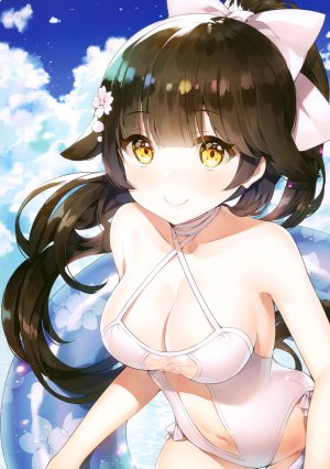 ayamy,高雄,片桐,碧蓝航线,cleavage,泳装,看穿