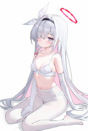 アサハル,普拉娜,蔚蓝档案,bra,光晕,萝莉,胖次,裤袜,看穿