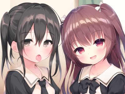 誘惑なまいきロリータ,ぴよ寺むちゃ,黑发,领结,茶发,连衣裙,游戏CG,长发,视线正对,開口,红色眼,笑顔