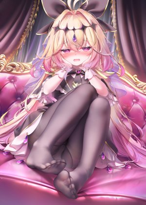 鬼針草,森亚琉琉歌,名侦探光之美少女！,precure,胖次,裤袜,看穿,掀裙,制服,金发,黑丝