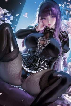 nixeu,fern,葬送的芙莉莲,cameltoe,胖次,裤袜,看穿,掀裙,丝袜