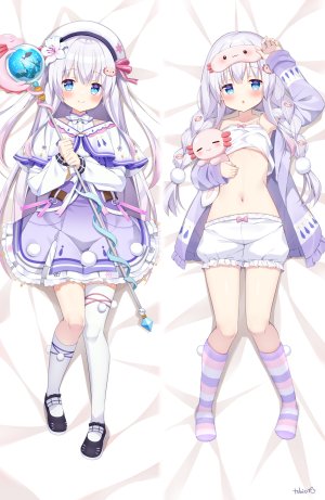 tobio_illust,mei_miyuri,独立虚拟YouTuber,灯笼裤,抱枕,garter,lingerie,萝莉,睡衣,针织衫,丝袜,weapon