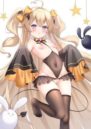 浅痕,碧蓝航线,阿蒂利奥,breasts,萝莉,nipples,猫咪,看穿,泳装,丝袜,uncensored