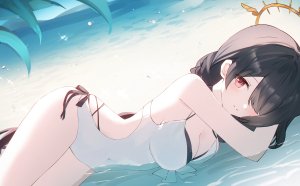 アサハル,蔚蓝档案,光晕,泳装