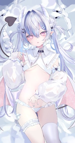 moemoepiano,恶魔,garter,萝莉,No-Bra,胖次,尖耳,看穿,丝袜,翅膀