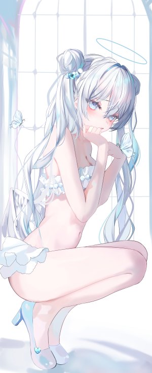 moemoepiano,天使,No-Bra,翅膀