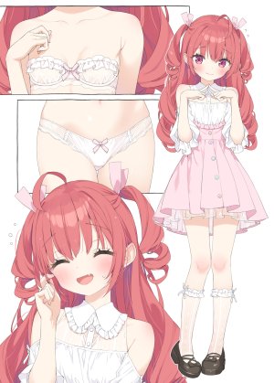 peko,葉月ワトラ,bra,连衣裙,萝莉,胖次,看穿