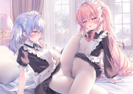鬼針草,萝莉,女仆,nopan,裤袜,看穿,掀裙,贝合,百合