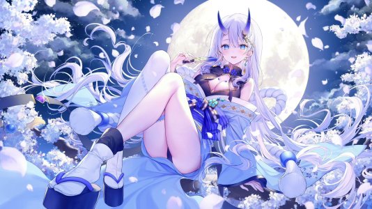 独立虚拟YouTuber,nonomiya,manmaru,和服,No-Bra,胖次,掀裙,tattoo,丝袜