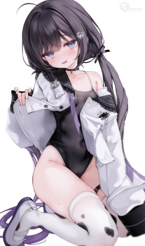 yunmi,独立虚拟YouTuber,garter,死库水,制服,泳装,丝袜