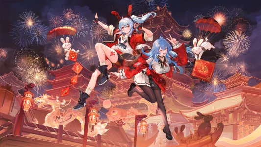 Criin,22娘,33娘,哔哩哔哩,兽耳,兔耳,耳机,裤袜,tattoo