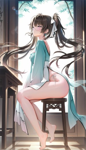 RNG,Zhezhi,WutheringWaves,鳴潮,鸣潮,折枝,极上女体,汉服,legs,美腿,AI生成图