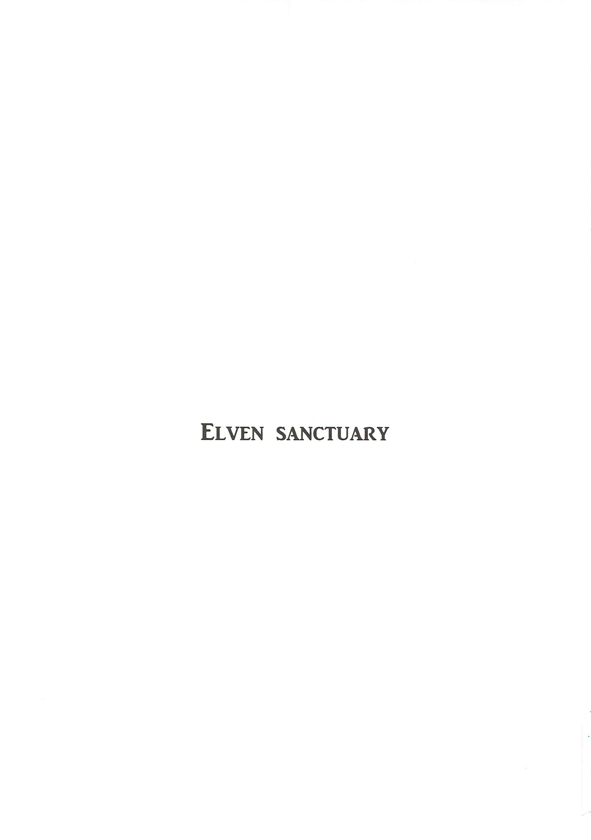 [同人] [Tatami] Elven Sanctuary (Eromanga Sensei) [日本語] [P2]