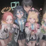 CunnyFunky,天童爱丽丝,花冈柚子,才羽绿,才羽桃井,蔚藍檔案,蘿莉,幼女,贫乳